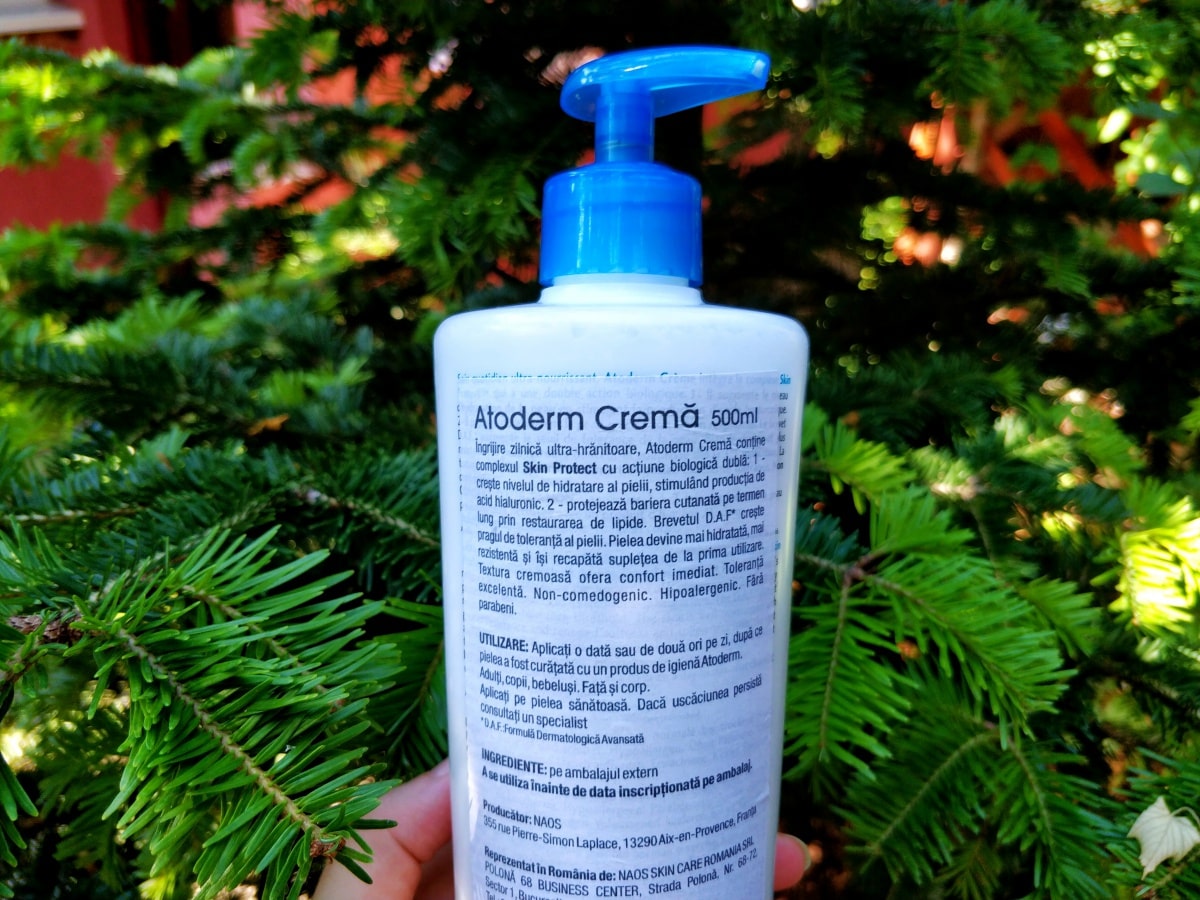 Cremă de corp Bioderma Atoderm fără parfum - review